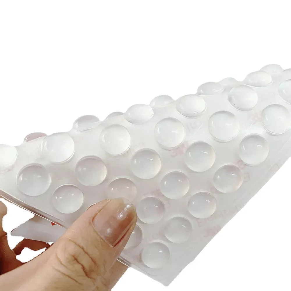 

50/64/80/100PCS Self-adhesive Damper Furniture Door Stopper Durable Collision Cushion Prevent Noisy Bumper Silicone Pads