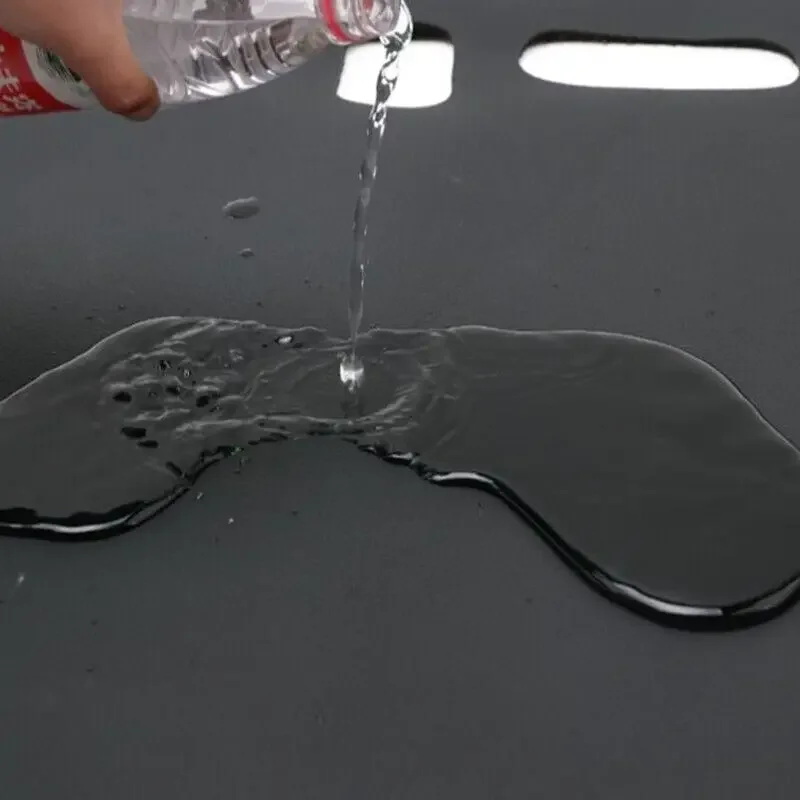 Чехол для приборной панели из искусственной кожи с красной линией LHD