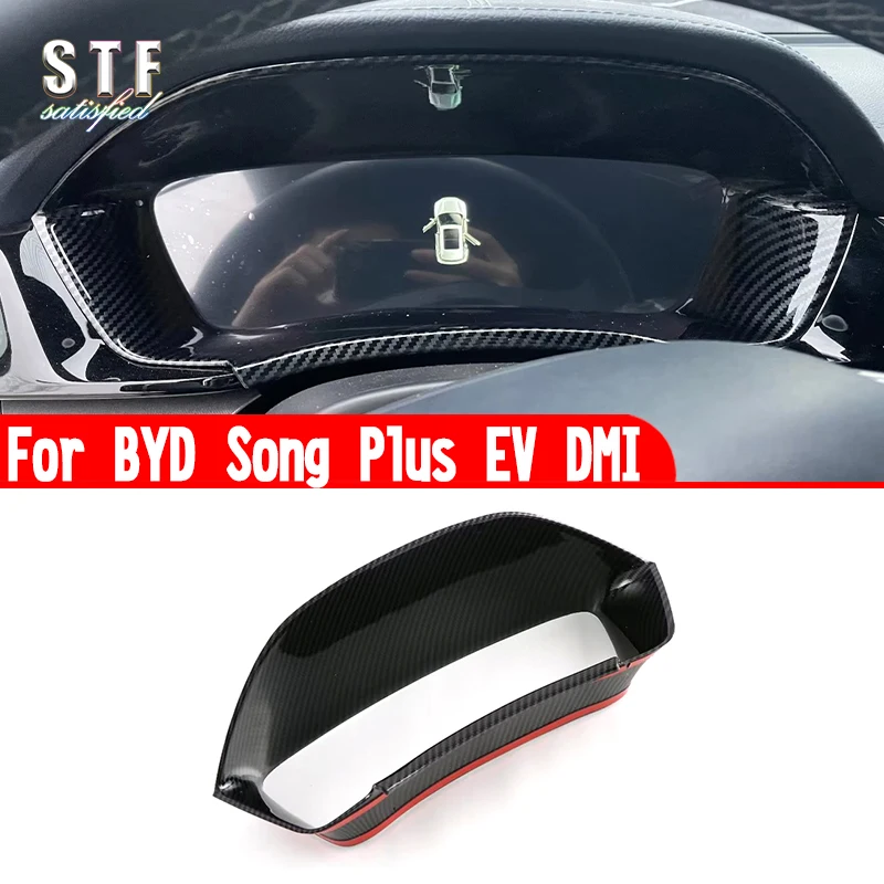 

ABS внутренняя приборная панель вокруг отделки автомобильные аксессуары наклейки для BYD Song Plus EV DMI 2022 2023