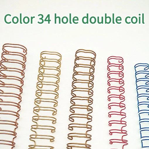 3:1 Metal YO Double Coil Calendar Binding Coil Notebook Spring Book Ring Wire O Binding A4 Binders Double Wire Binding