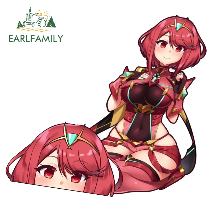 

EARLFAMILY 13cm for Xenoblade Car Stickers Simple Vinyl Decals Sunscreen Personality Laptop Motorcycle Decor Car Styling