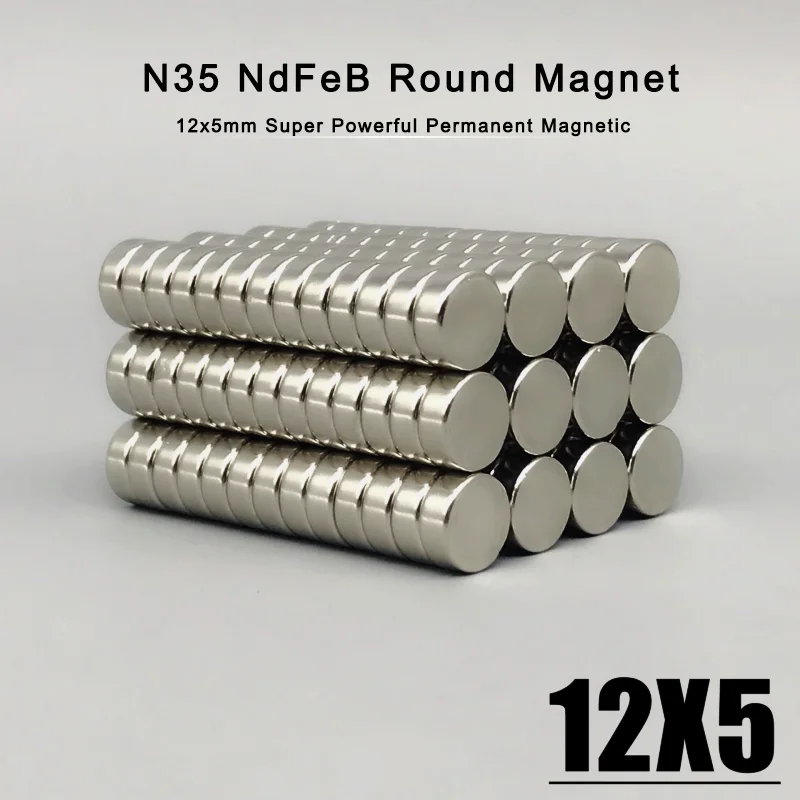 Неодимовые магниты NdFeB 12x5