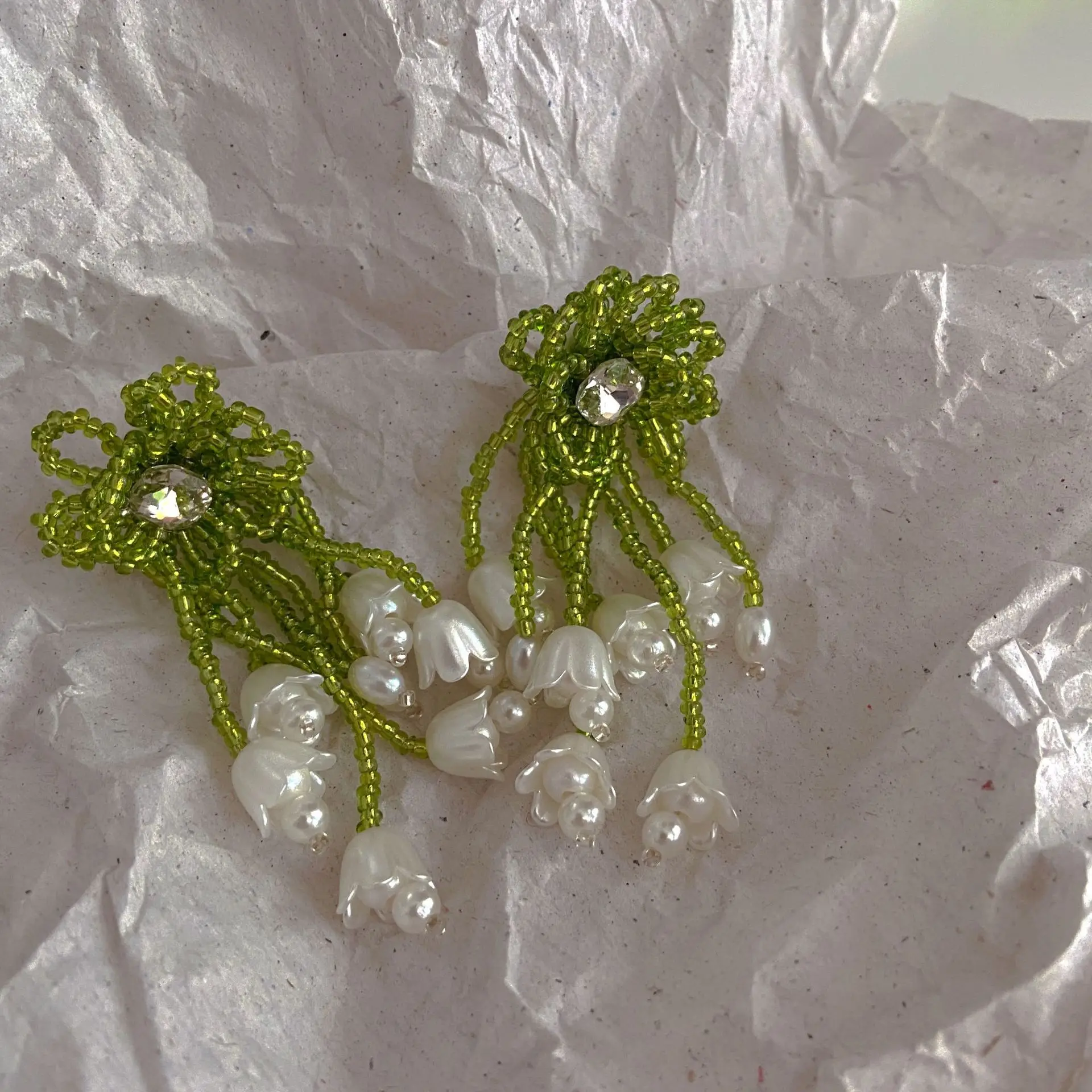 

New Fashion Bohemian Flower Tassel Big Drop Earrings for Women Vintage Crystal Long Dangle Earrings 2022 Femme Jewelry.