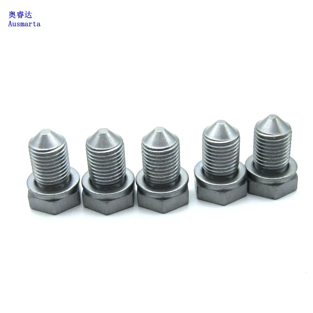 

5 Pcs OEM For Audi A3 A4 A6 TT VW Golf Eos Oil Drain Plug Bolt with Gasket N90813202 N91101401 N-908-132-02 N-911-014-01