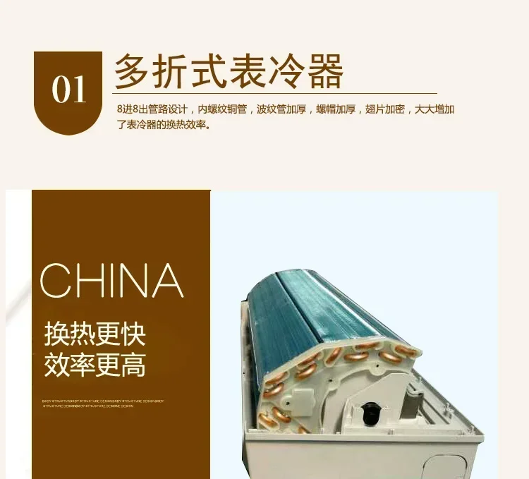 Вода из нержавеющей стали вентилятор двойной и фрио радиатор катушка