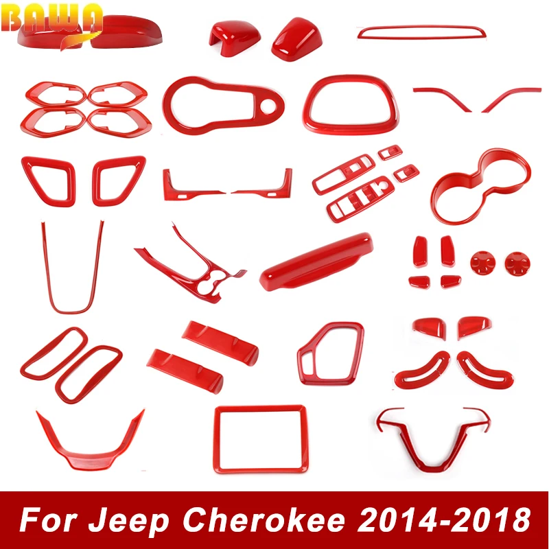 Ручка рычага переключения передач BAWA ABS для Jeep Cherokee 2014-2018