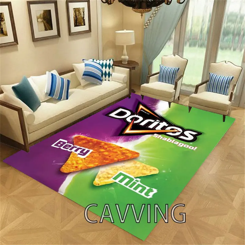 Candy Snack Bag 3D Printed Carpets Flannel  Rugs Anti-slip Large Rug Carpet  Home Decoration for Living Room Bedroom Home Decor
