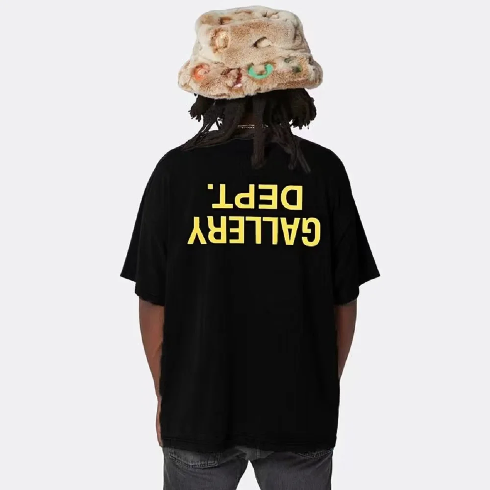 

2022ss Dept High Street Retro Casual Solto De Manga Curta Camiseta Masculina E Feminina Hip-hop Algodão Graphic T Shirts