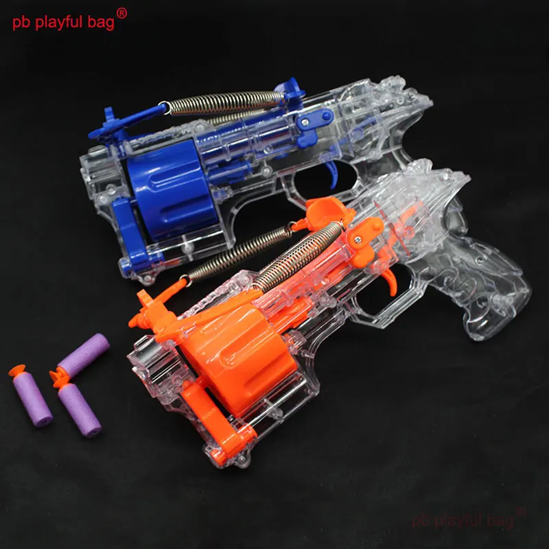 PB Игривая сумка Наружные спортивные мягкие пули Прозрачные аксессуары для игрушек лук и арбалет Взаимодействующие подарки QG389