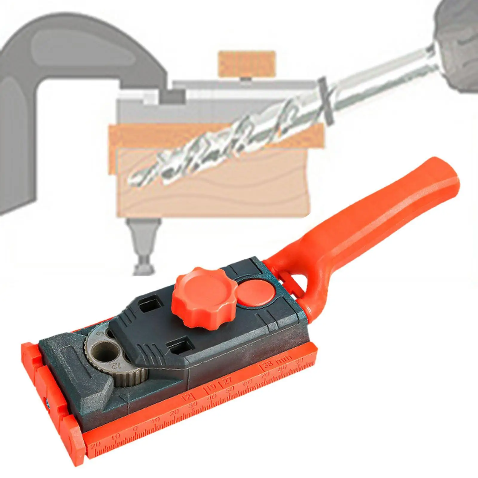 Карманный зажим с отверстием универсальный карманный для винтов дюбеля ремонта