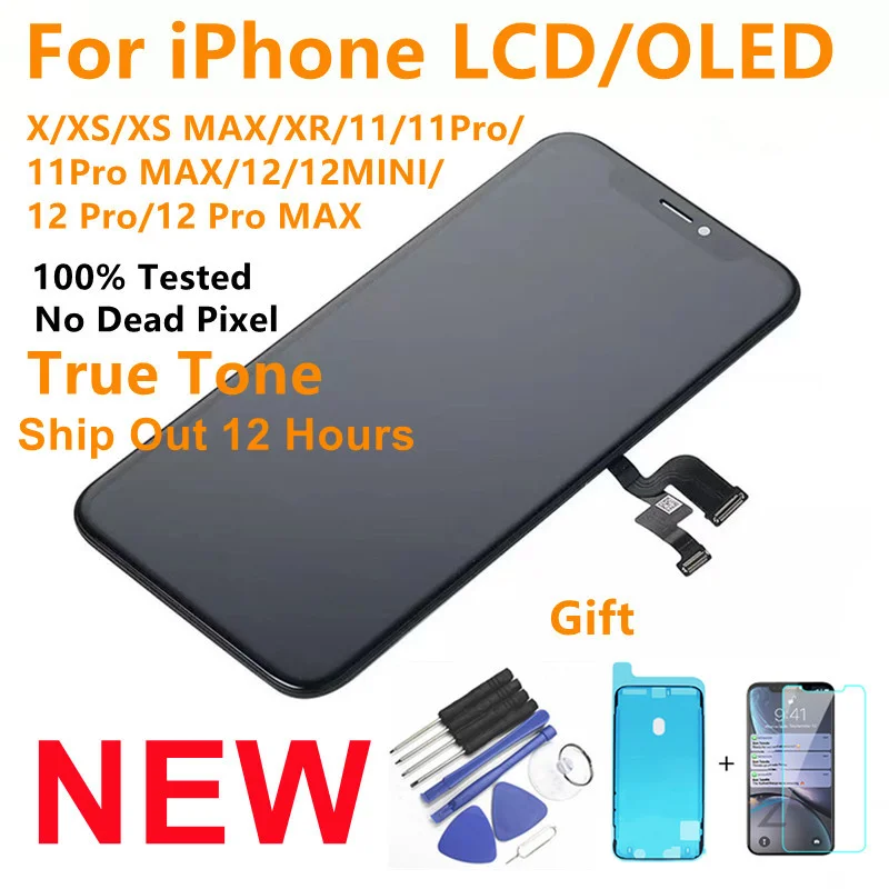 100% Новый OLED ЖК-дисплей для iPhone X Xr Xs Max дисплей Сенсорная сборка оптовая цена