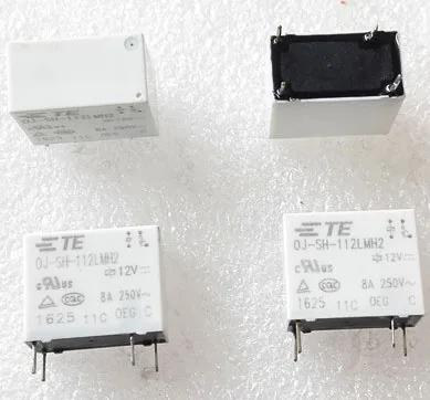 10 шт./лот реле 12 В постоянного тока 8 А 4 контакта OJ-SH-112LMH2 | Строительство и ремонт