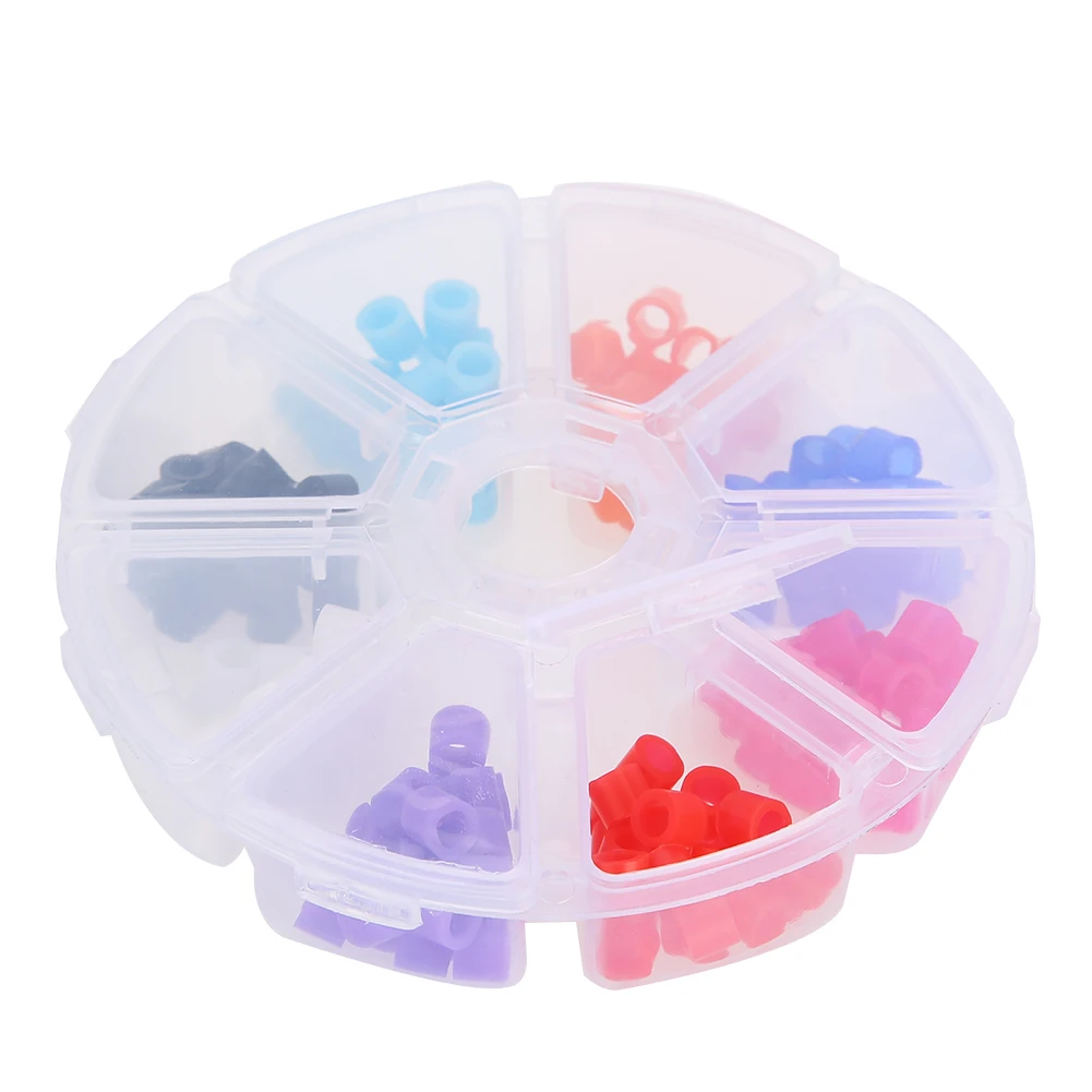 

160Pcs Autoclavable Universal Dental Instrument Orthodontic Silicone Code Rings