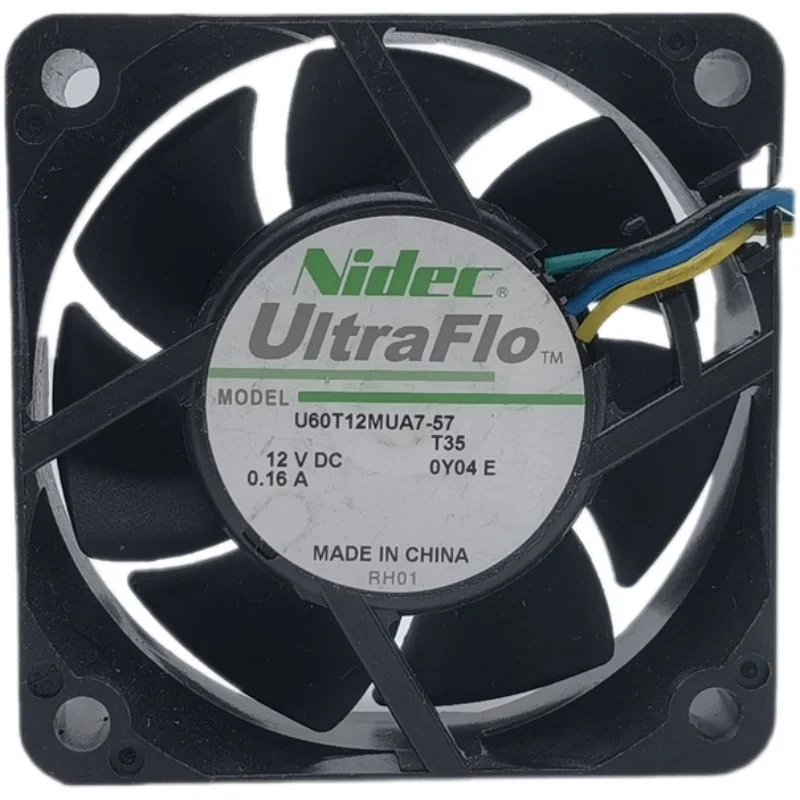 Новый охлаждающий вентилятор для нидека U60T12MUA7-57 12 В 0.16A 6025 6 см, тихая частота вентилятор преобразователя 60 × 60 × 25 мм