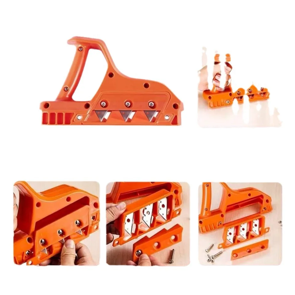 1 шт. Быстрорежущая гипсокартонная ручная фаска для кромки гипсокартона 45 °/60 °