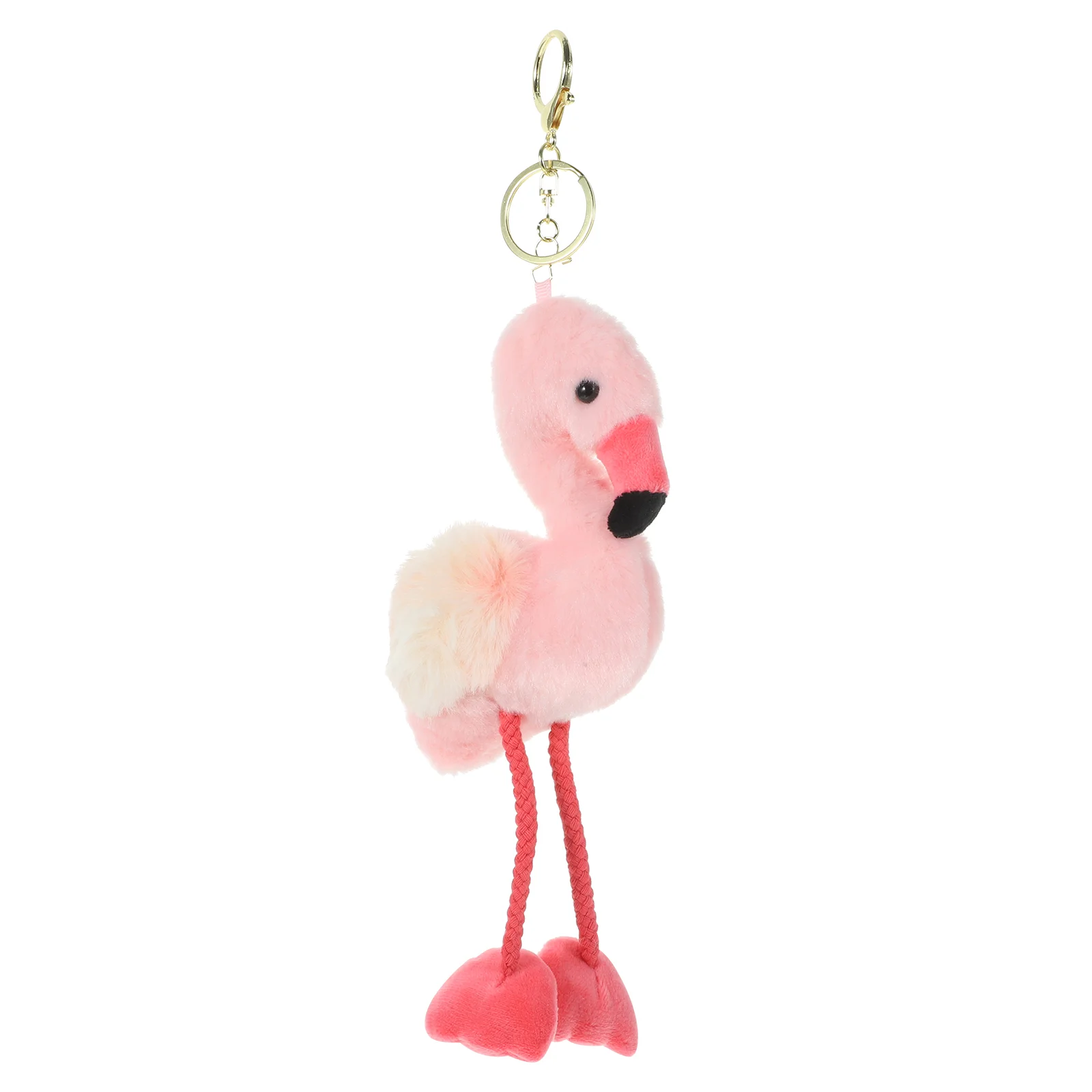 

Purse Plush Flamingo Keychain Pendants Fluffy Hanging Cute Backpack Charms Stuffed Animal Pp Cotton Decor Decorative Bag Child