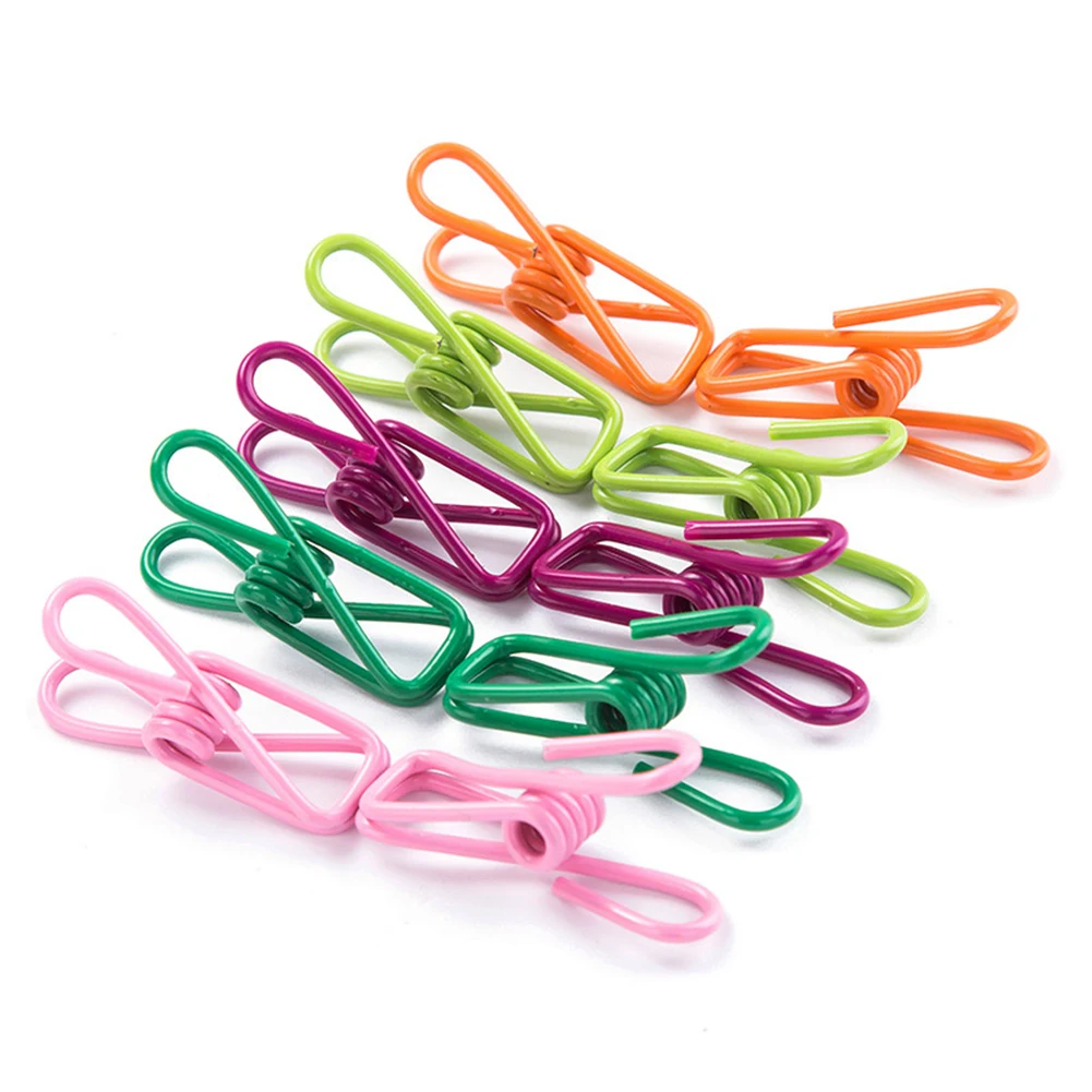 

Set of Versatile and Durable Clips Ideal for clothes Drying and Photo Securing Manufactured from High Quality PVC Material