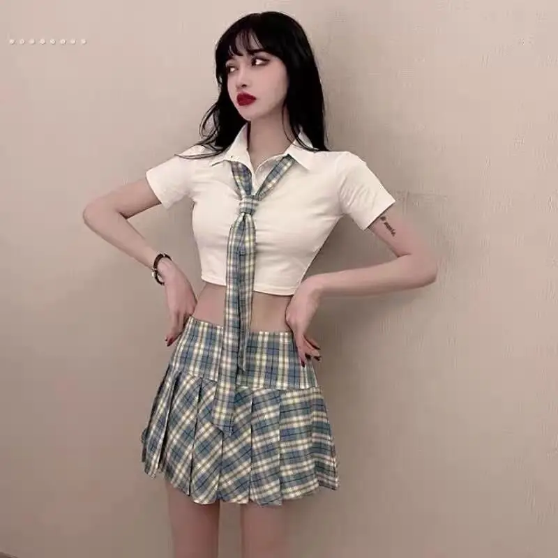

Japanese Uniform Sailor Shirt JK Uniform School Party Club Cosplay Costumes Student Women Girl High School Skirt Pajamas Set