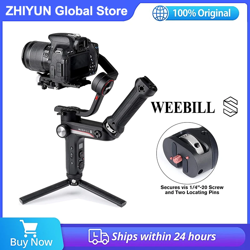 

3-осевой компактный Ручной Стабилизатор Zhiyun Weebill S Weebill 3 для DSLR и беззеркальных камер Sony, Panasonic, Nikon, Canon