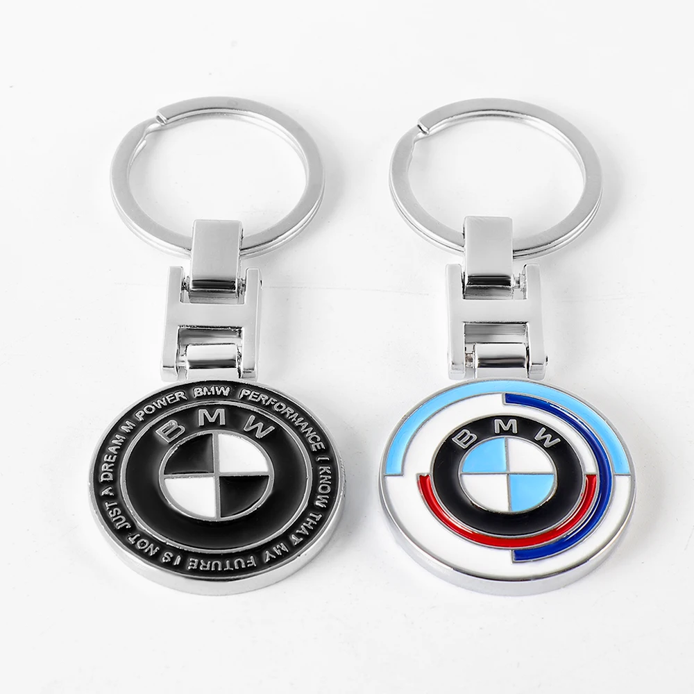 Фото 3D-брелок из карбона и металла с эмблемой BMW M3 M5 M Power, аксессуар для украшения автомобиля №5