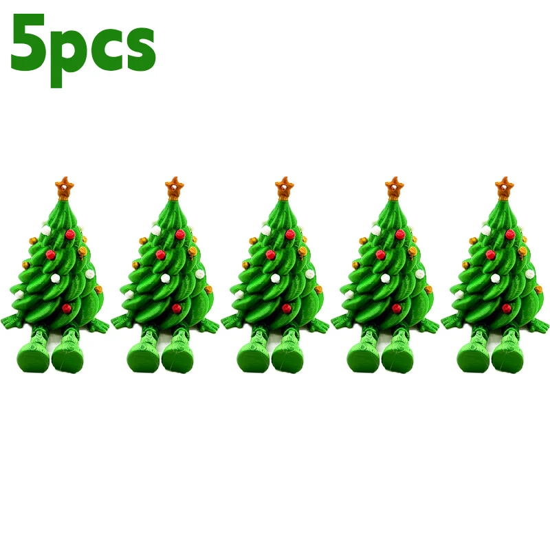 

Зеленые 3D елочные украшения из PLA 1/10 шт