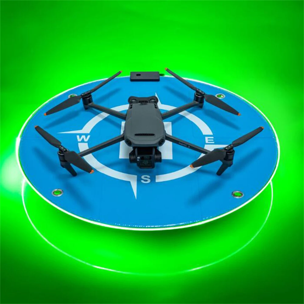 Universal Landing Pads with Colorful LED Light 55cm Drones Landing Pad for DJI Mavic Mini Air RC Quadcopters Drone Accessories