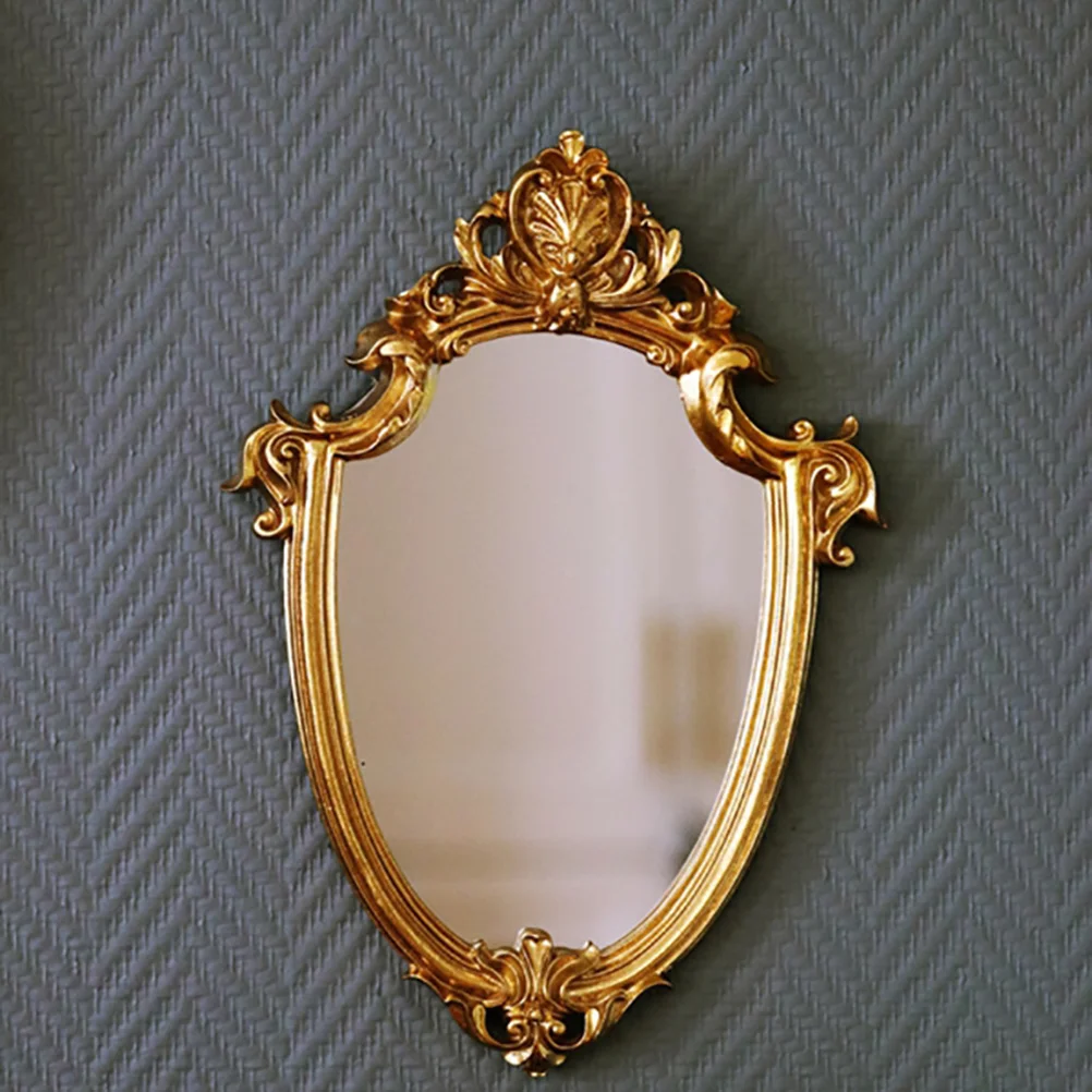 

Mirror Wall Tray Hangingdecorative Holder Style European Decor Farmhouse Mirroreddresser Vanity Serving Makeup Bathroom Vintage