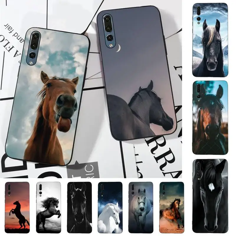 

Horse Animal Phone Case for Huawei P30 40 20 10 8 9 lite pro plus Psmart2019