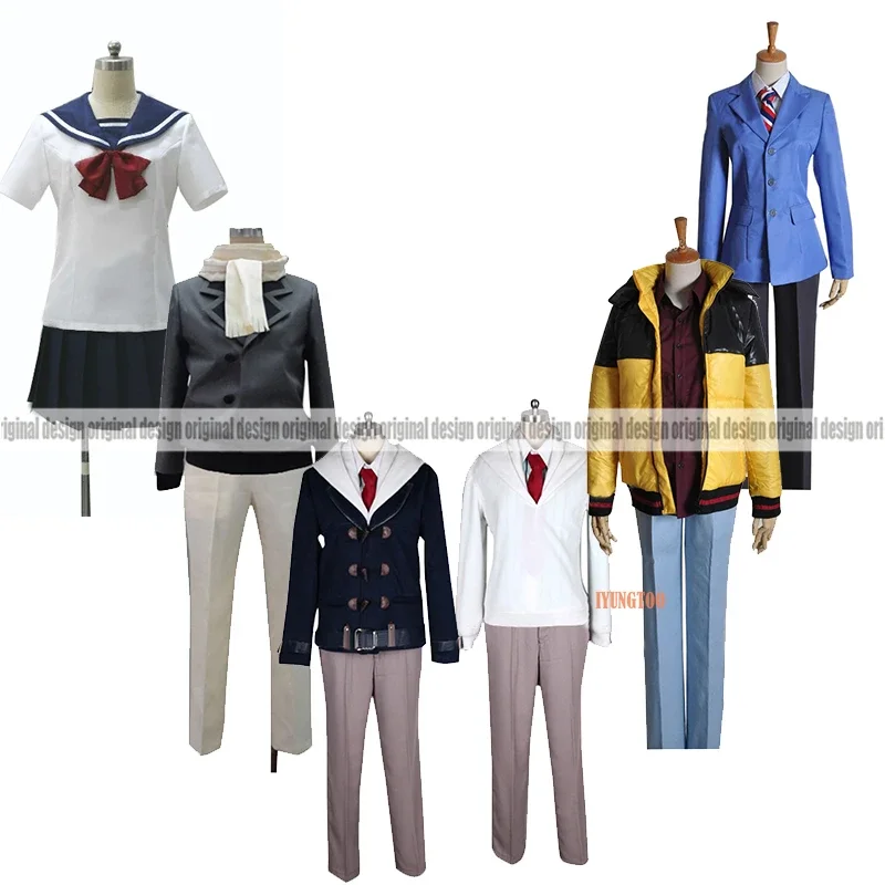 Blast of Tempest/Zetsuen No Tempest Mahiro Fuwa Aika Yoshino Takigawa Clothing Cosplay Costume Customized Accepted
