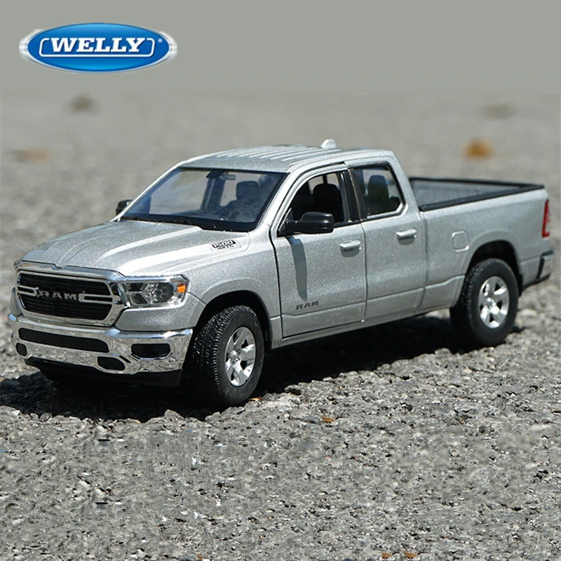 

WELLY 1:27 Dodge 2019 RAM 1500 Pickup Alloy Car Model Diecast Metal Toy Vehicles Car Model Simulation Collection Childrens Gifts