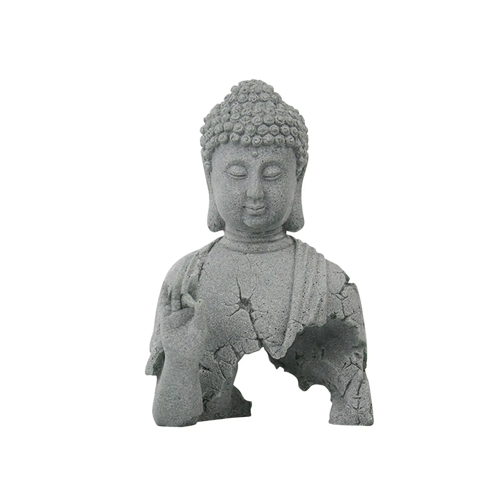 

Статуэтка Будды, декоративная статуэтка дзен, медитация ручной работы для рабочего стола, сада, ландшафтного дизайна, медитация, украшение, творчество