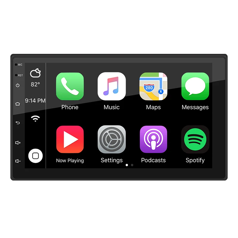 Автомобильная Беспроводная стереосистема Carplay 7 9 10 дюймов Android плеер радио 2 Din