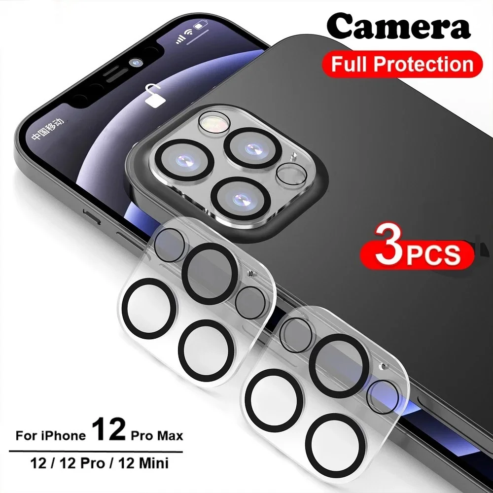 

3 шт., Защитное стекло для объектива IPhone 11 12 13 Pro Max 13