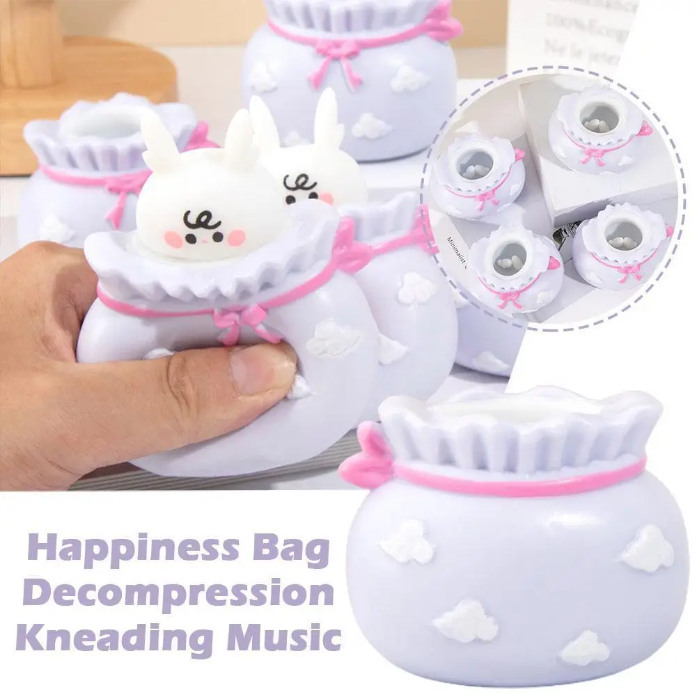 

Squeezing Rabbit Cup Toys Happiness Bag Decompression Fidget Antistress Sensory Stress Reliefing Gift For Kids Adults M1y4