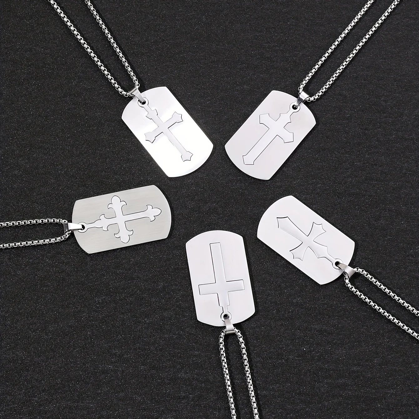 Модная Минималистичная комбинация встроенный Цветочный крест кулон ожерелье из