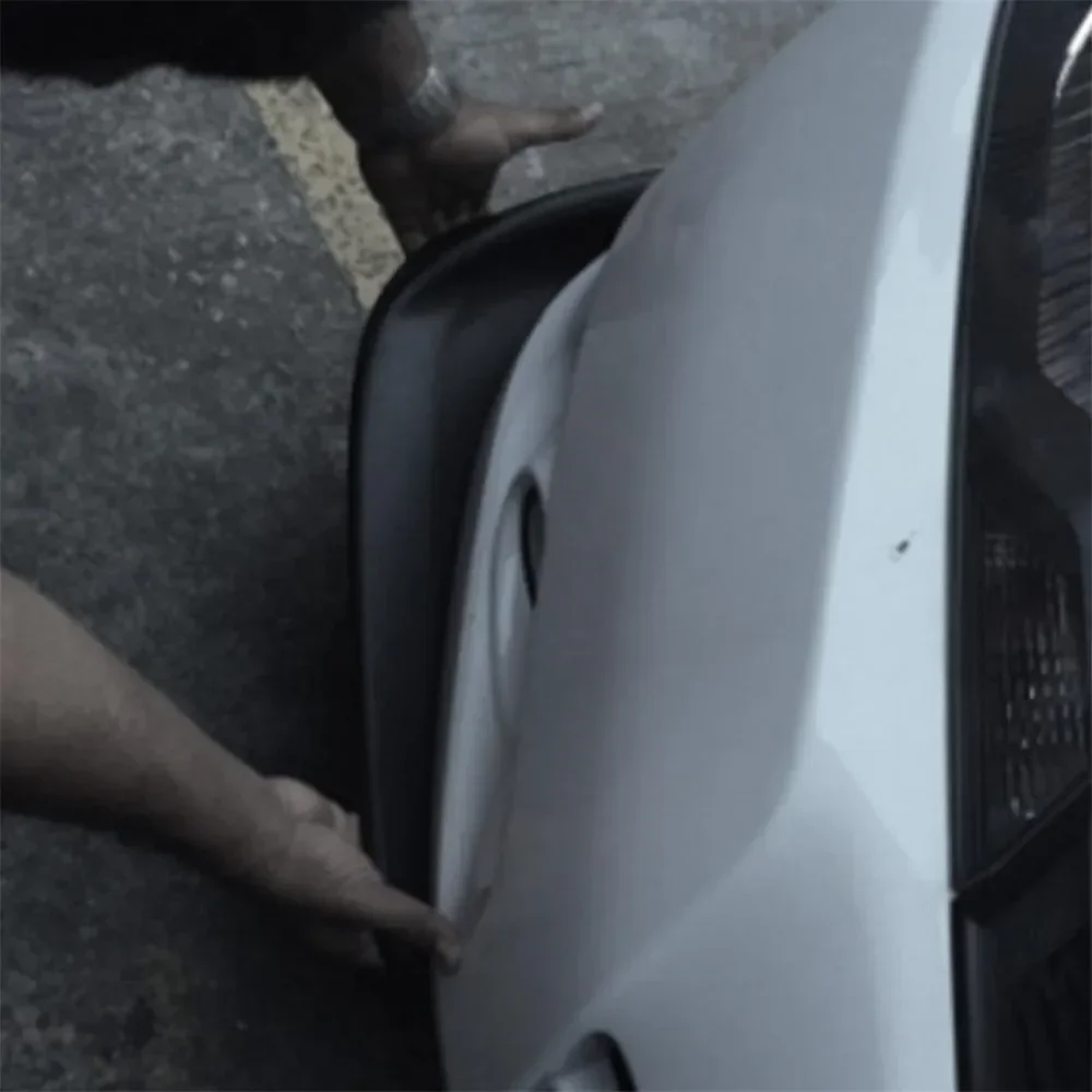 Универсальный черный Автомобильный передний бампер 2 шт. сплиттер спойлер