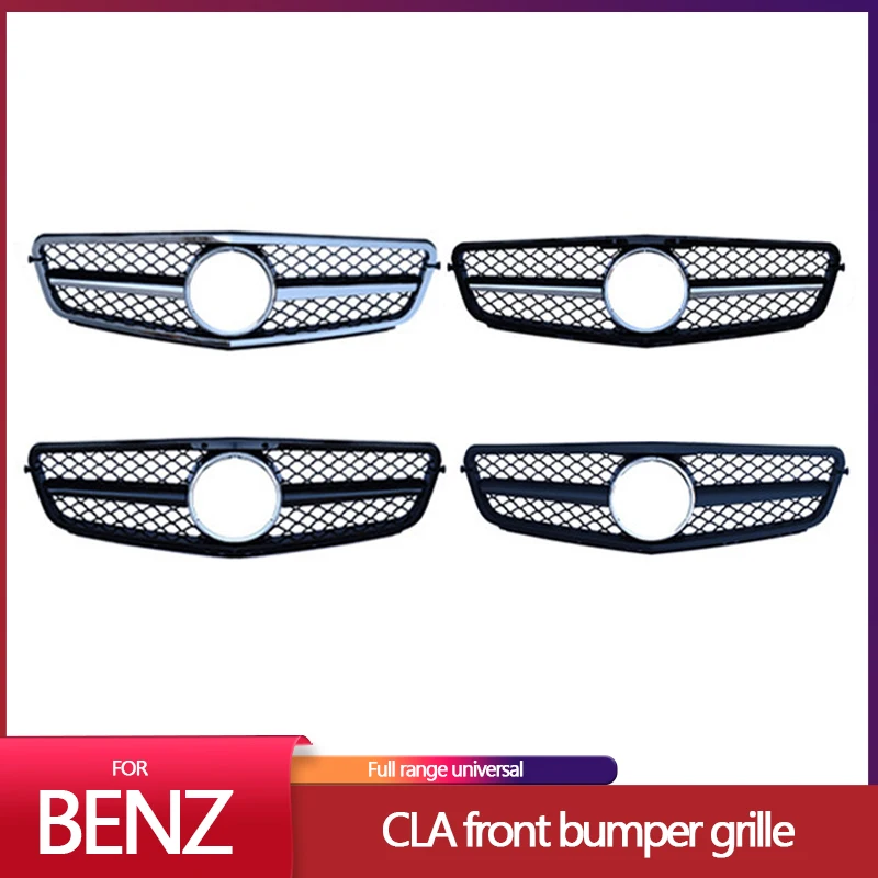 

Для Mercedes s-Ben-z C-class W204 C180 C200 C260 C300, Модифицированная зеркальная передняя бампер, хромированная решетка