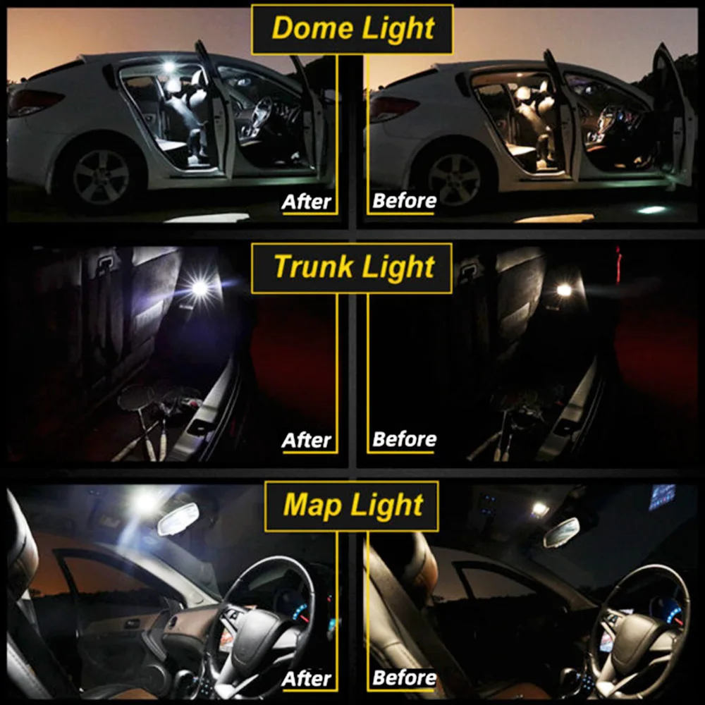 LUCKZHE 7 шт. для Volkswagen VW Amarok 2010-2017 Canbus Автомобильный светодиодный Интерьер Карта