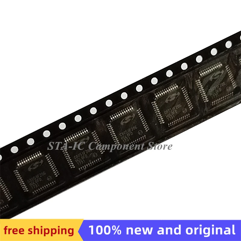 

C8051F206-GQR C8051F206 QFP48 новый оригинальный Бесплатная доставка