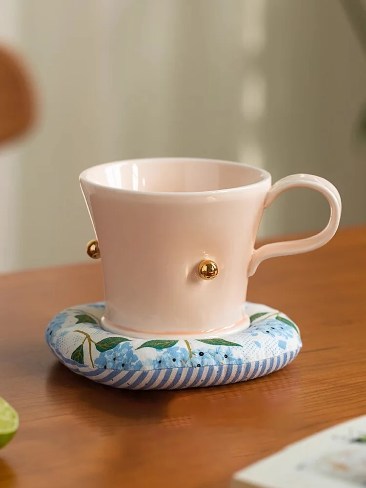 Креативная жемчужная керамическая кружка легкая Роскошная чашка для