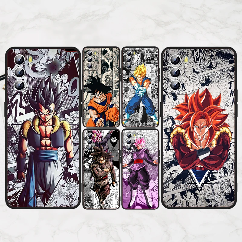 

Manga Dragon Ball Art For OPPO Find X5 X3 X2 Neo Reno7 SE 6 5 4 2 Z F Lite Pro 5G 4G Black Soft Silicone Phone Case