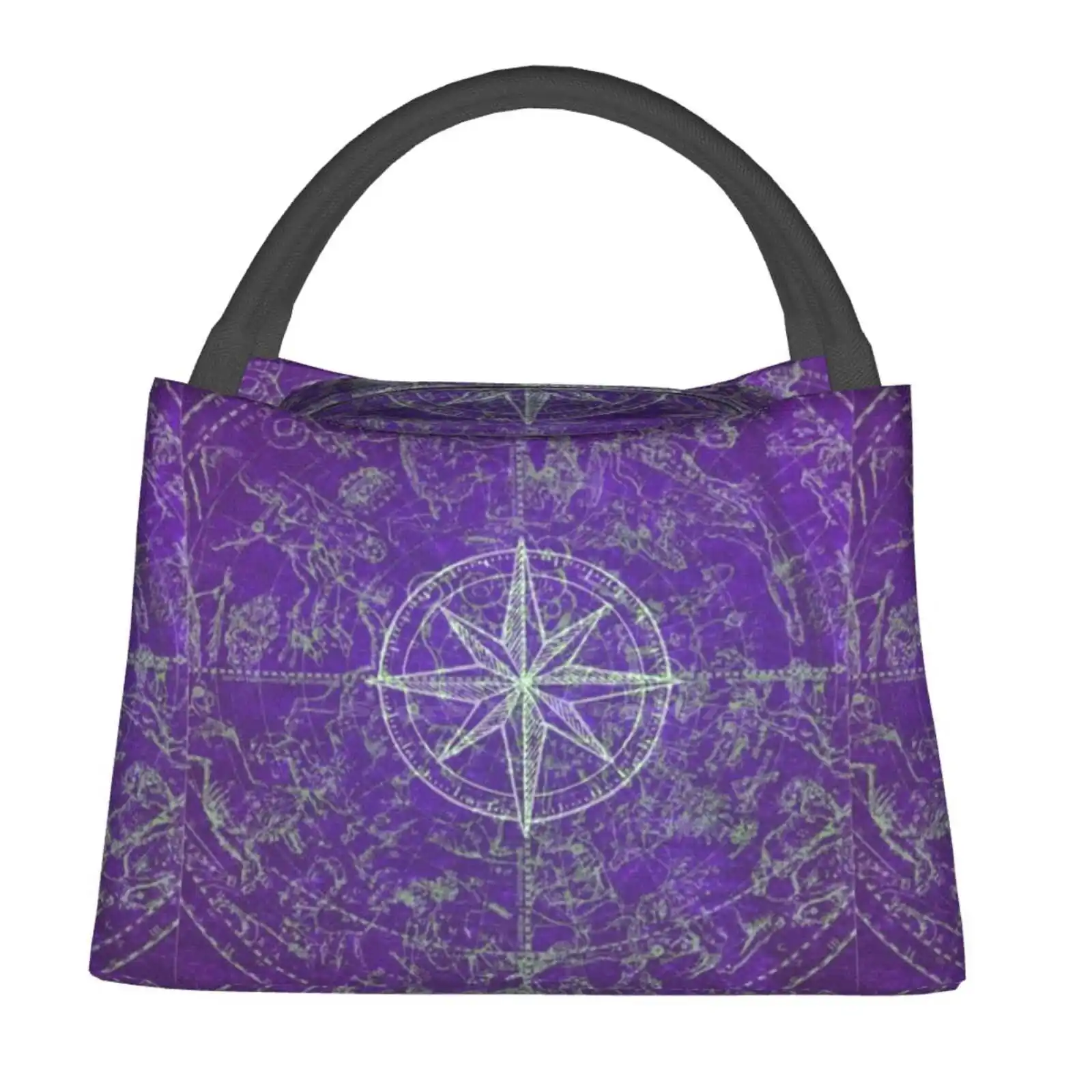 

Map Of The Heavens In Purple Insulation Bag Thermal Food Storage Bag Map Zodiac Astronomy Astrology Star North Star Polaris