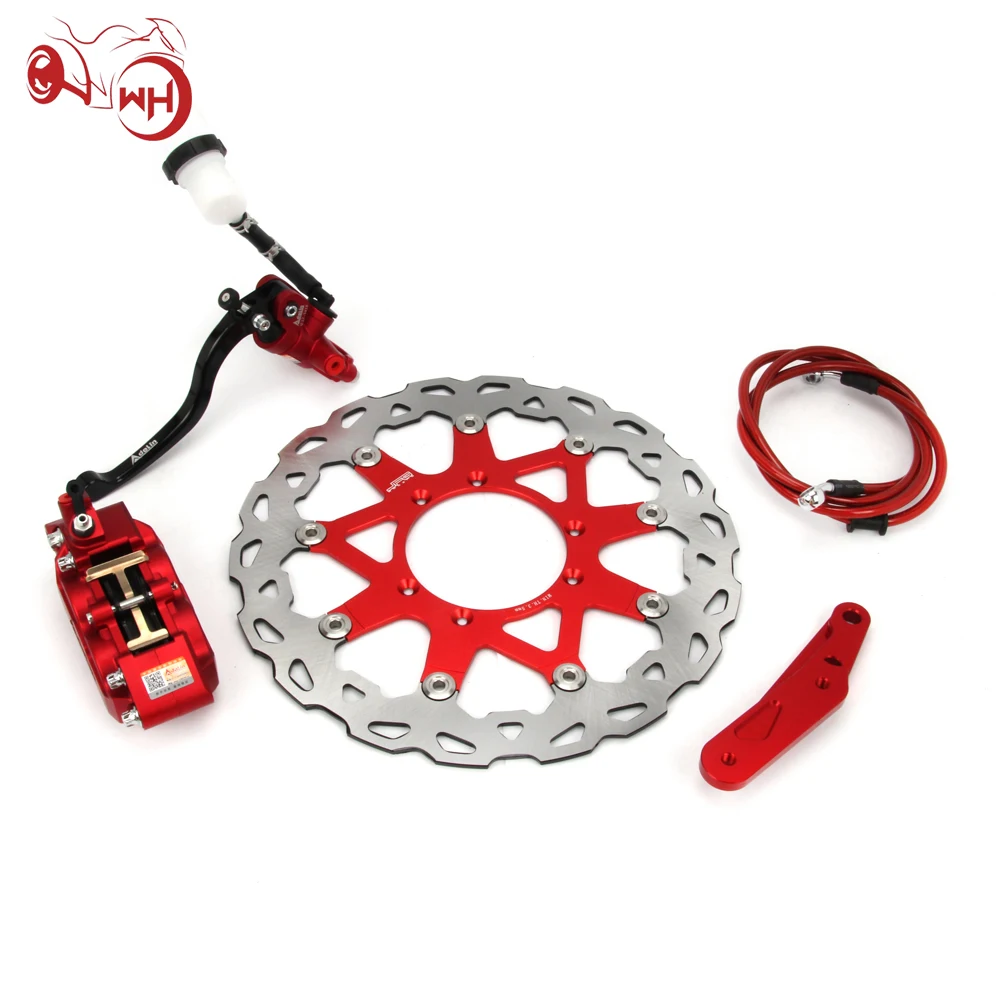 

For HONDA CR125 CR250 CR250R CRF250R CRF250X CRF450R CRF450X Front Brake System Lever Master Cylinder Hose Caliper Adaptor Disc