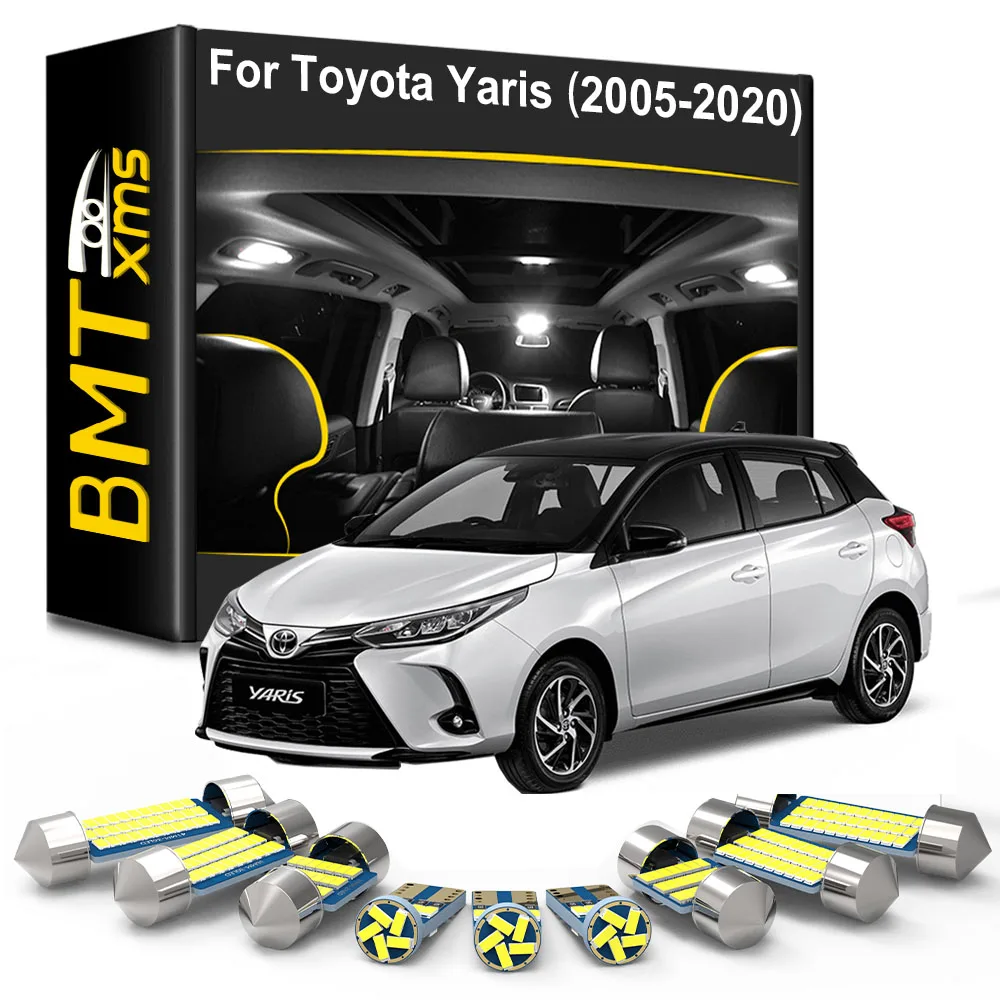 BMTxms para Toyota Yaris 2005, 2006, 2007, 2008, 2010, 2012, 2013, 2014-2020 sedán accesorios Canbus vehículo juego de luz Interior LED