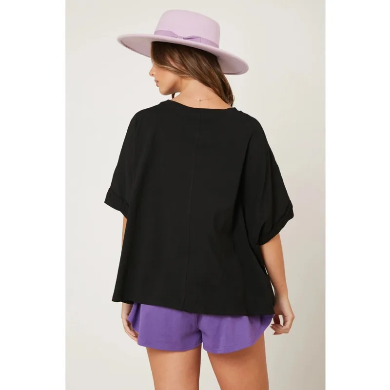 Рубашка и шорты женские с блестками коротким рукавом свободного покроя