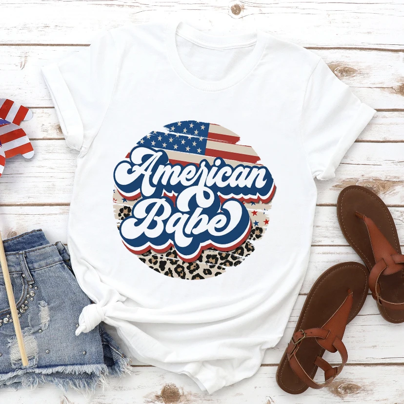 

4th of July Shirt American Flag Freedom Tshirt Fourth of July Graphic Tees Women Patriotic Independence Day Clothes Red
