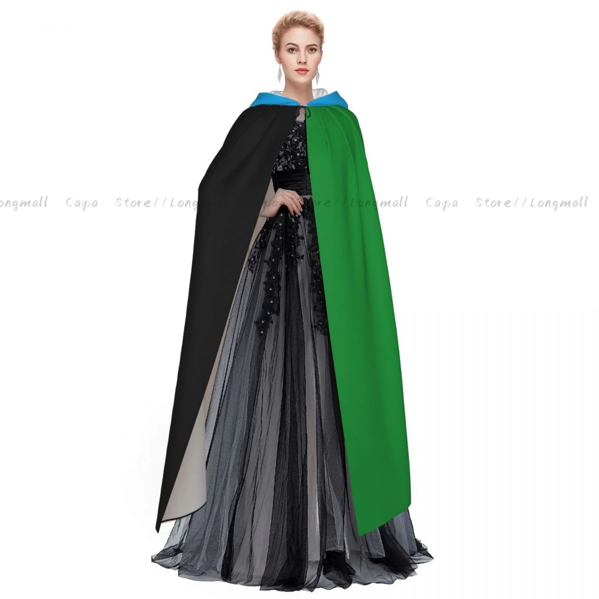 Взрослая модель мантия Южного Судана плащ с капюшоном средневековый костюм