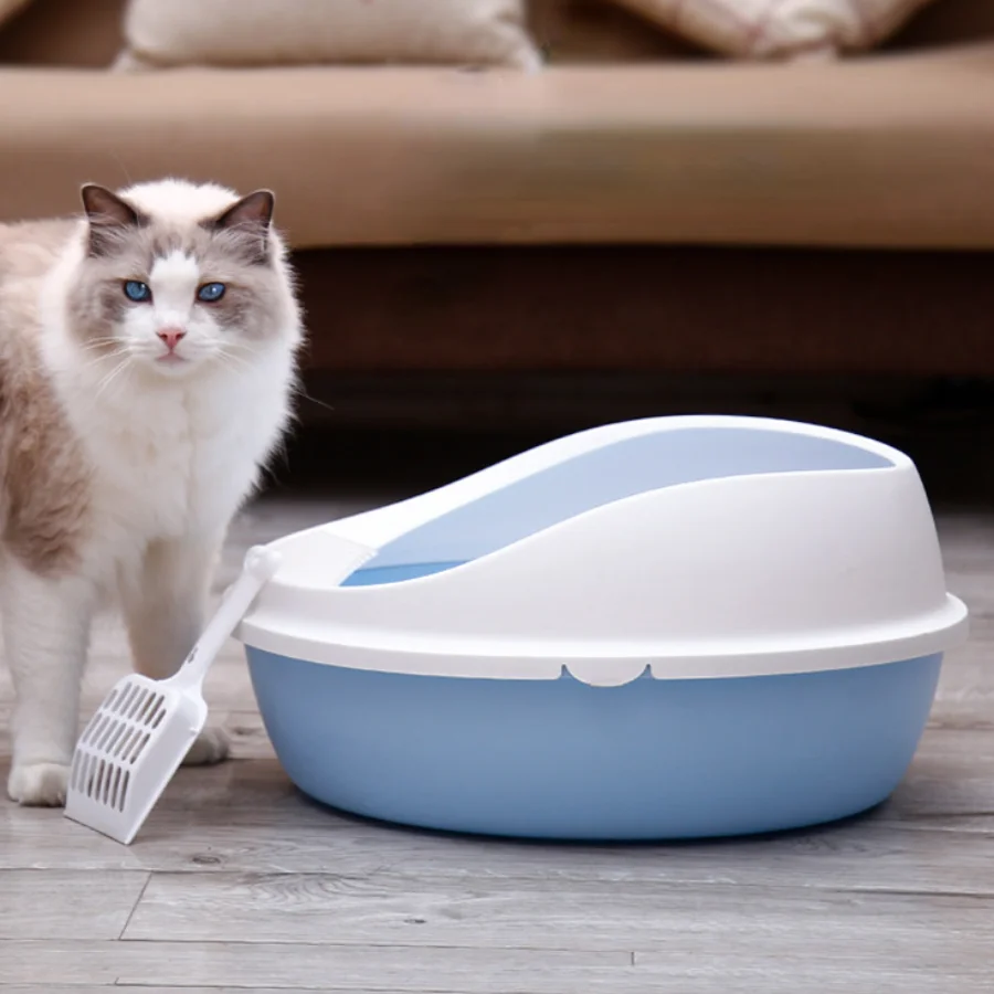 

Закрытые контейнеры для наполнителя для кошек, двухслойный щит для мочеиспускания, разделитель комнаты для котят, маленький набор для арены