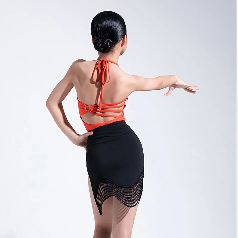 Комбинезон для латиноамериканских танцев девушек сексуальная профессиональная
