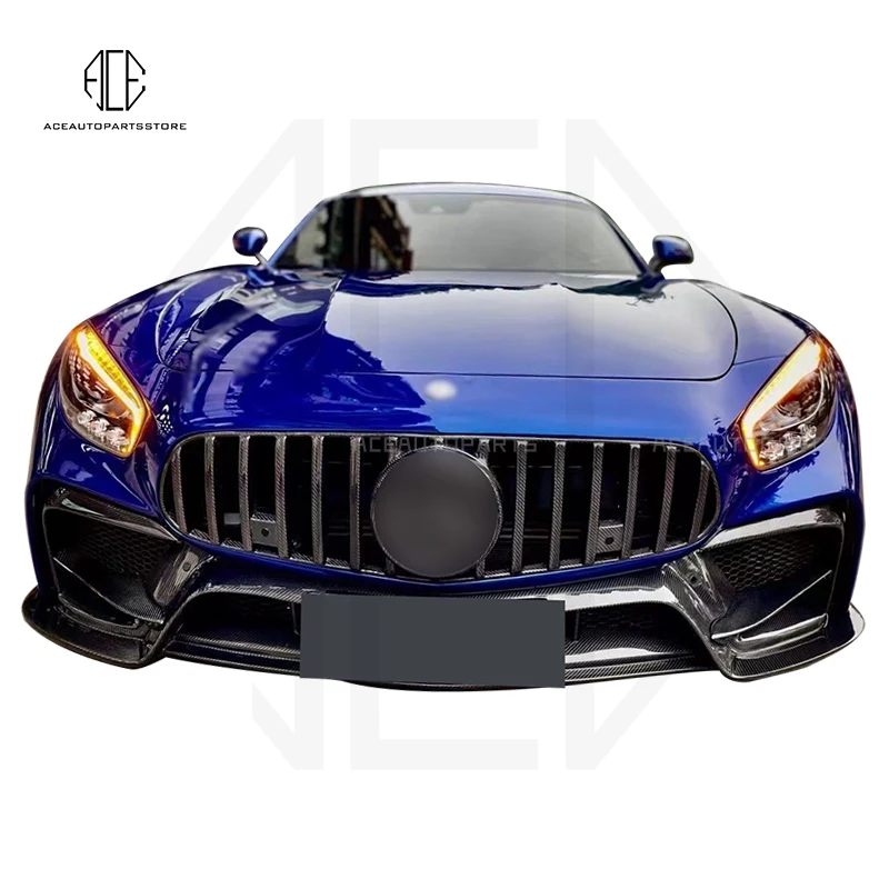 Передний бампер из углеродного волокна/Frp Upainted Gt Gts Amg Стайлинг автомобиля для